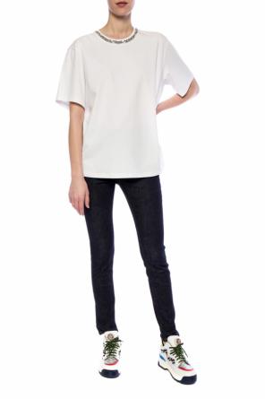 T-shirt with metal chain, zdjęcie 2 T-shirt with metal chain od Victoria Victoria Beckham